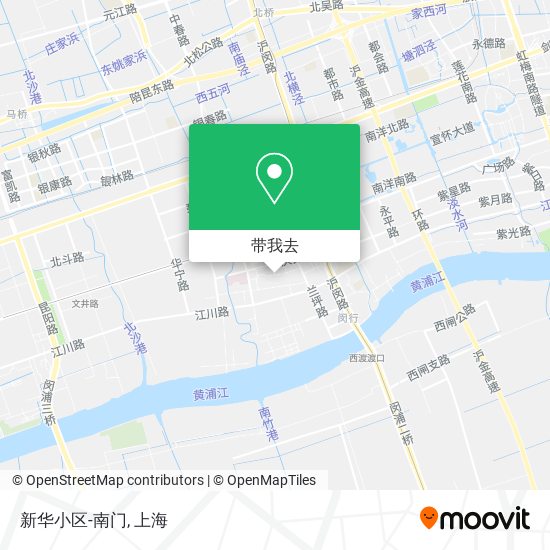 新华小区-南门地图
