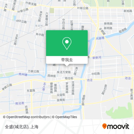 全盛(城北店)地图
