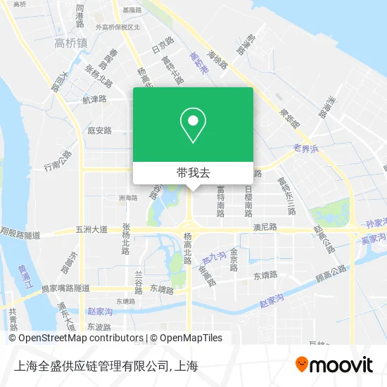 上海全盛供应链管理有限公司地图