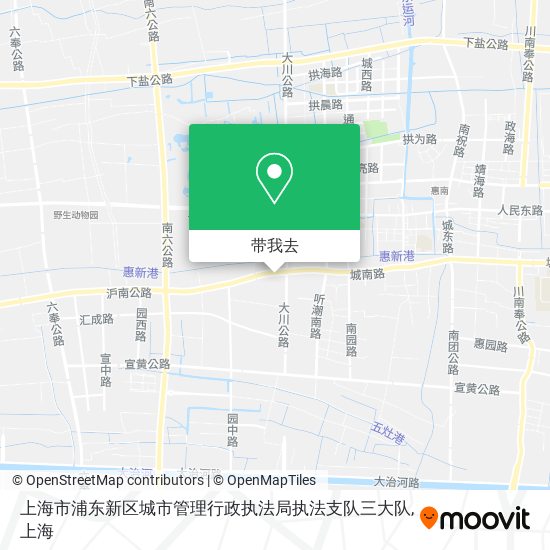 上海市浦东新区城市管理行政执法局执法支队三大队地图