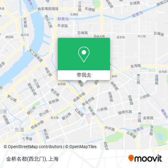 金桥名都(西北门)地图