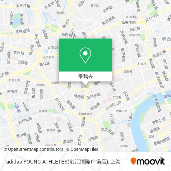 adidas YOUNG ATHLETES(港汇恒隆广场店)地图