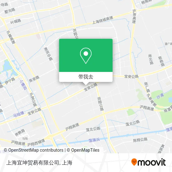 上海宜坤贸易有限公司地图
