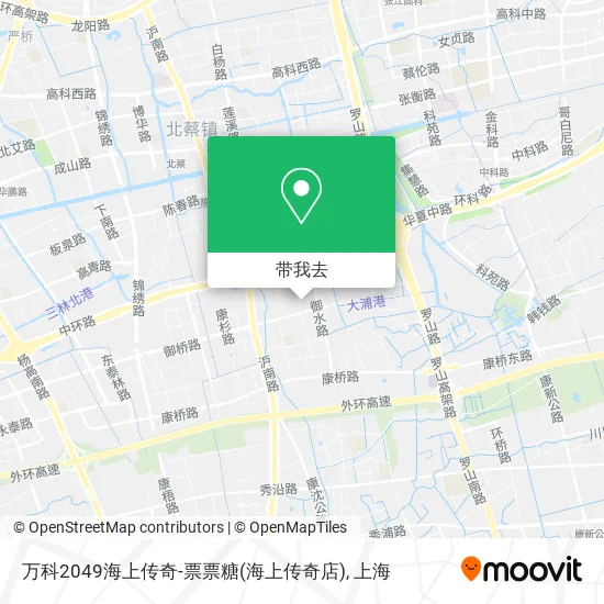 万科2049海上传奇-票票糖(海上传奇店)地图