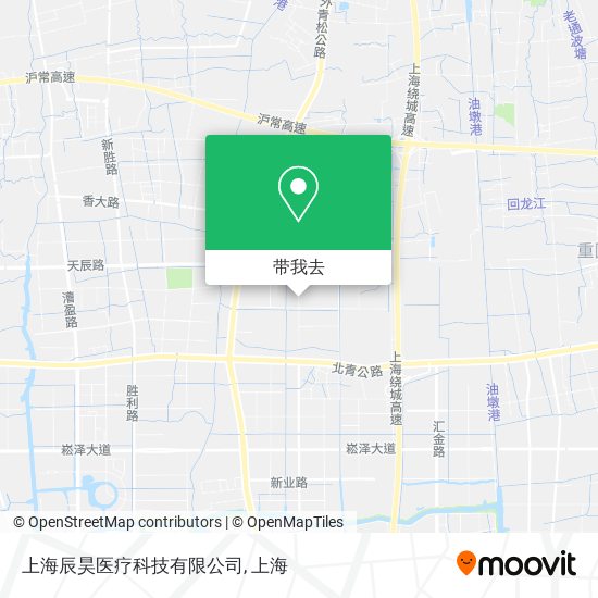 上海辰昊医疗科技有限公司地图