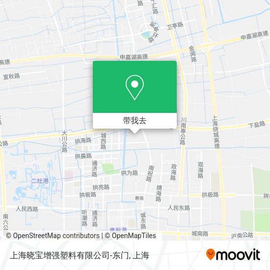 上海晓宝增强塑料有限公司-东门地图