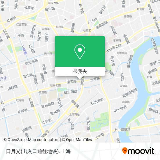 日月光(出入口通往地铁)地图
