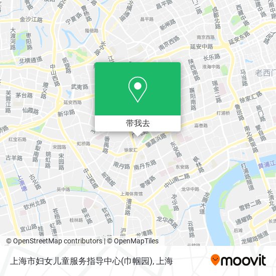 上海市妇女儿童服务指导中心(巾帼园)地图