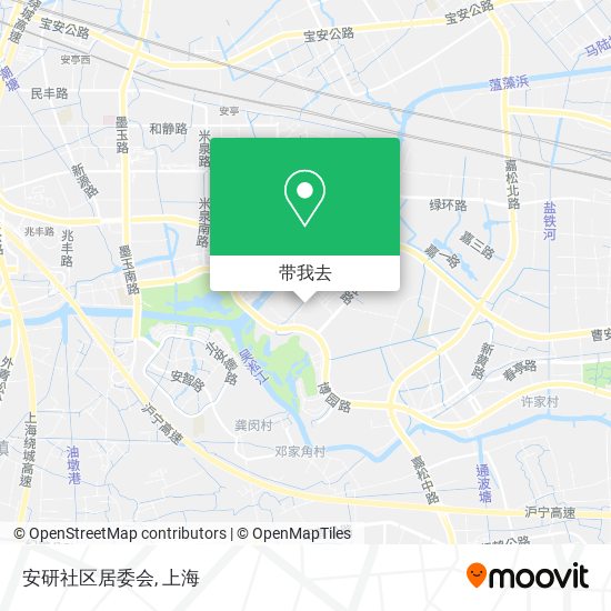 安研社区居委会地图