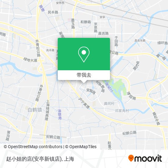 赵小姐的店(安亭新镇店)地图