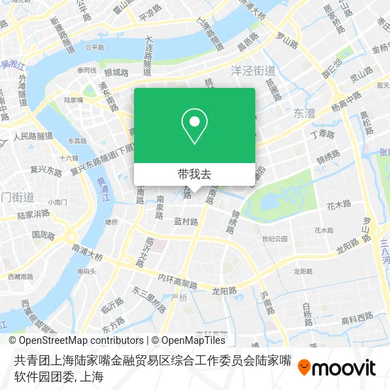 共青团上海陆家嘴金融贸易区综合工作委员会陆家嘴软件园团委地图