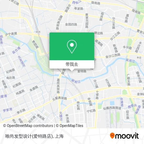 唯尚发型设计(爱特路店)地图