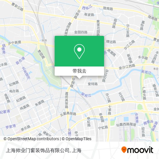 上海帅业门窗装饰品有限公司地图