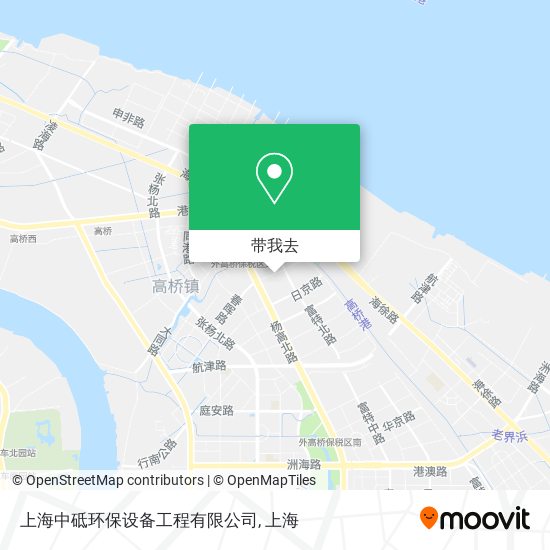 上海中砥环保设备工程有限公司地图