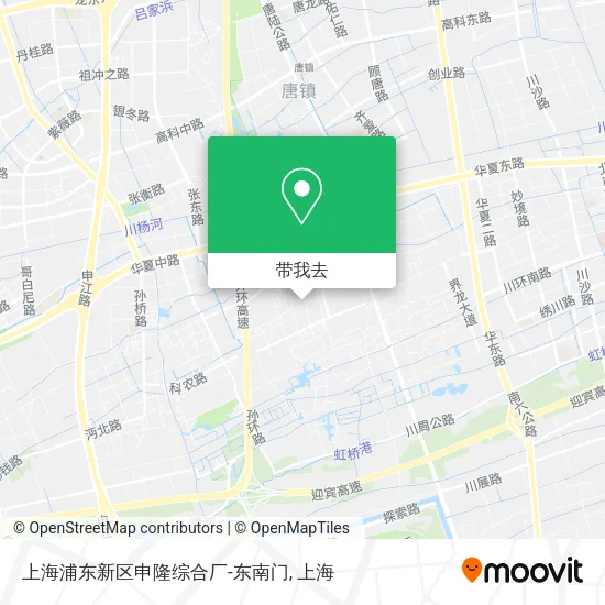 上海浦东新区申隆综合厂-东南门地图