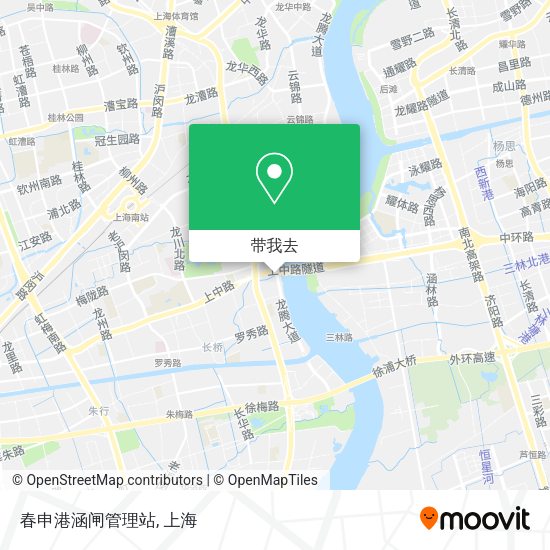 春申港涵闸管理站地图
