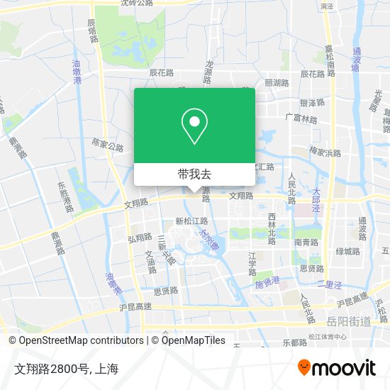 文翔路2800号地图