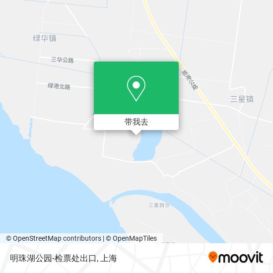 明珠湖公园-检票处出口地图