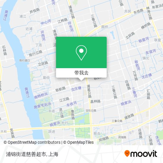 浦锦街道慈善超市地图