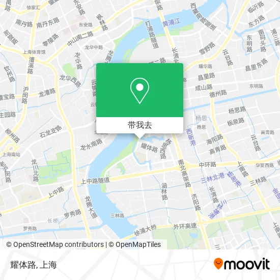 耀体路地图