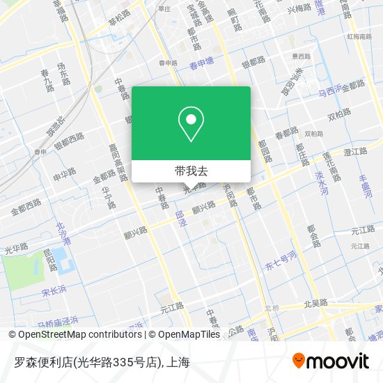 罗森便利店(光华路335号店)地图