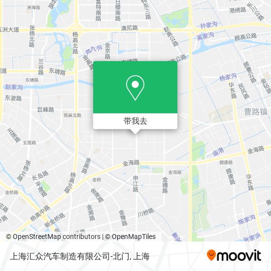 上海汇众汽车制造有限公司-北门地图