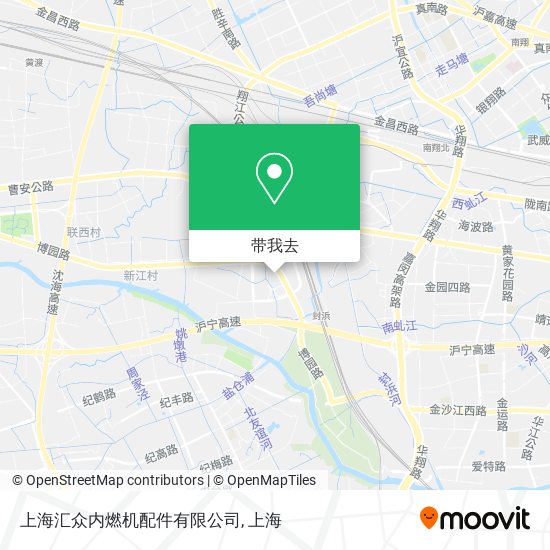 上海汇众内燃机配件有限公司地图