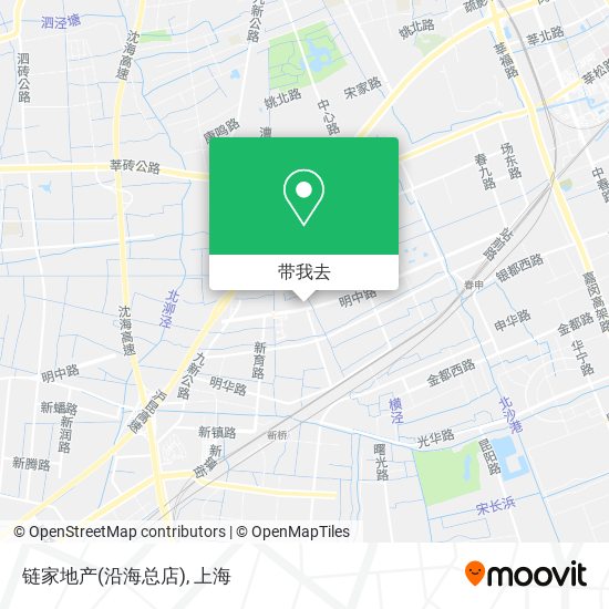 链家地产(沿海总店)地图