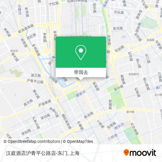 汉庭酒店沪青平公路店-东门地图
