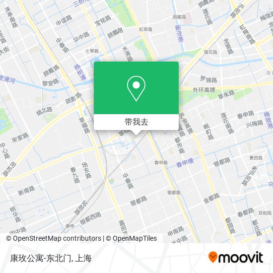 康玫公寓-东北门地图