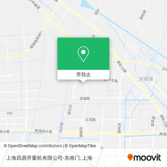 上海四鼎开窗机有限公司-东南门地图