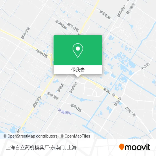 上海自立药机模具厂-东南门地图