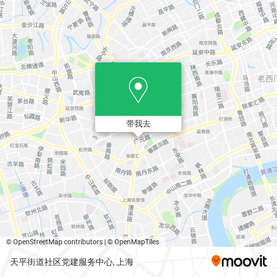 天平街道社区党建服务中心地图