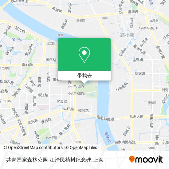 共青国家森林公园-江泽民植树纪念碑地图