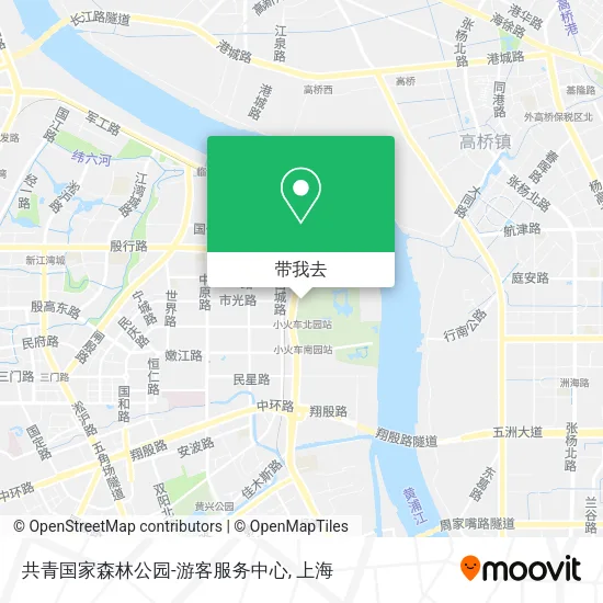 共青国家森林公园-游客服务中心地图