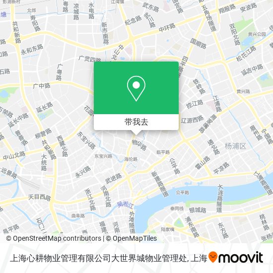 上海心耕物业管理有限公司大世界城物业管理处地图