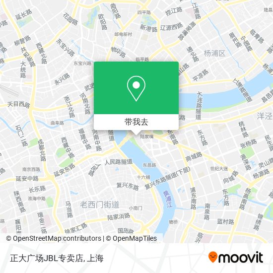 正大广场JBL专卖店地图