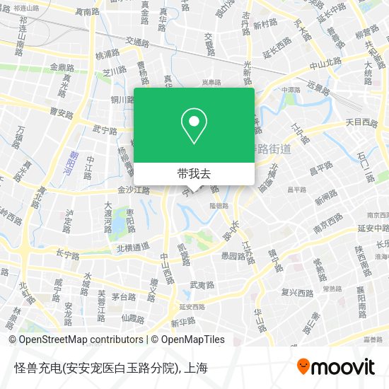 怪兽充电(安安宠医白玉路分院)地图