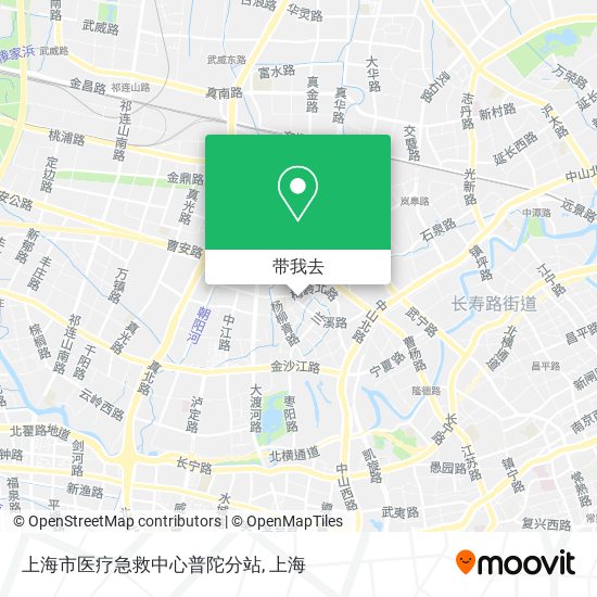 上海市医疗急救中心普陀分站地图