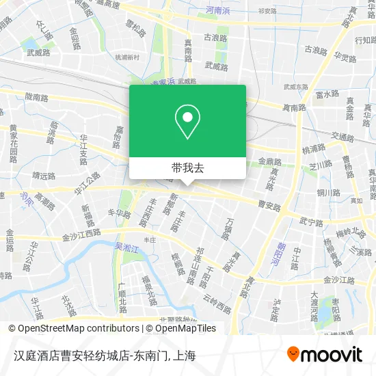 汉庭酒店曹安轻纺城店-东南门地图