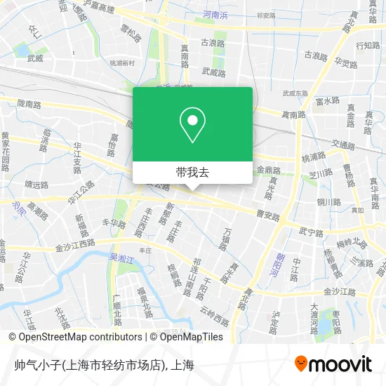 帅气小子(上海市轻纺市场店)地图