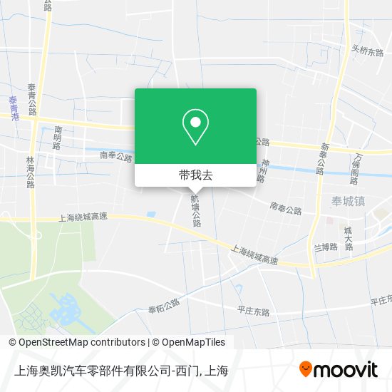 上海奥凯汽车零部件有限公司-西门地图