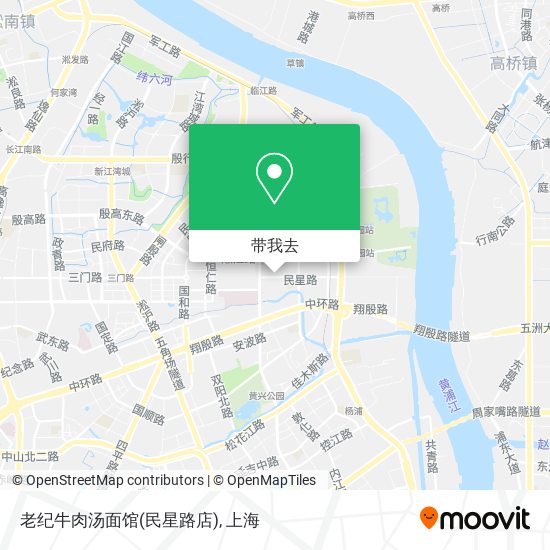 老纪牛肉汤面馆(民星路店)地图