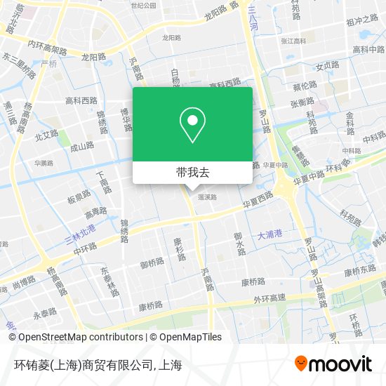 环铕菱(上海)商贸有限公司地图