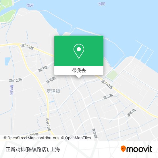 正新鸡排(陈镇路店)地图