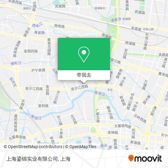上海鎏锦实业有限公司地图