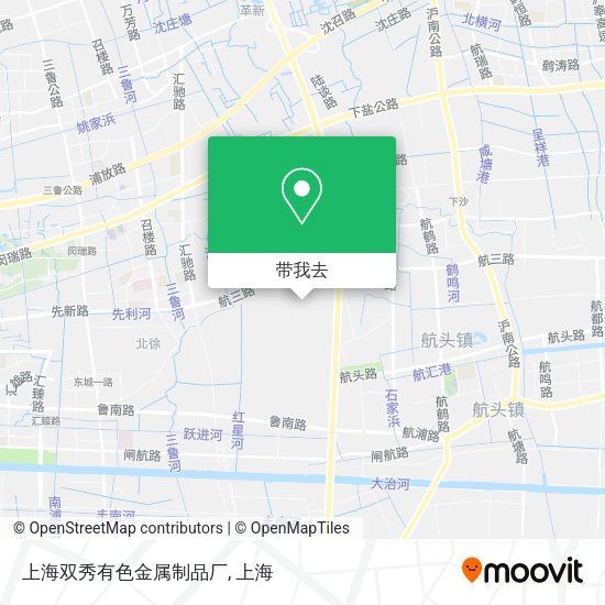 上海双秀有色金属制品厂地图