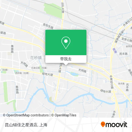 昆山锦佳之星酒店地图
