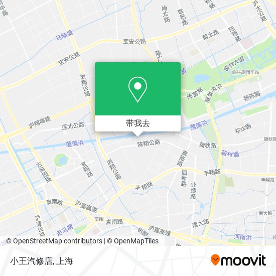 小王汽修店地图