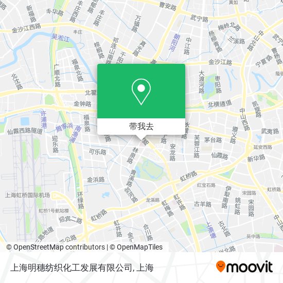 上海明穗纺织化工发展有限公司地图